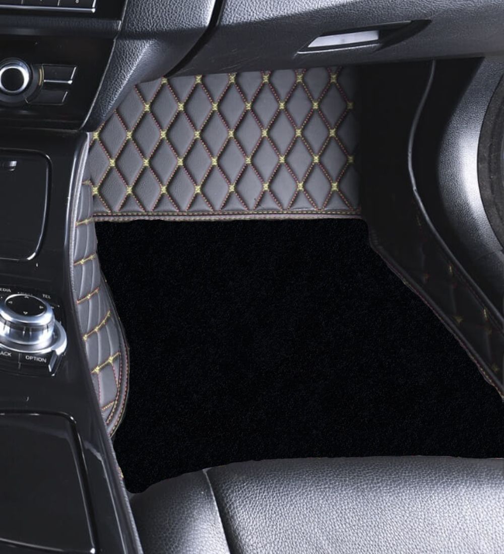 Premium Series - Black with Beige Stitching