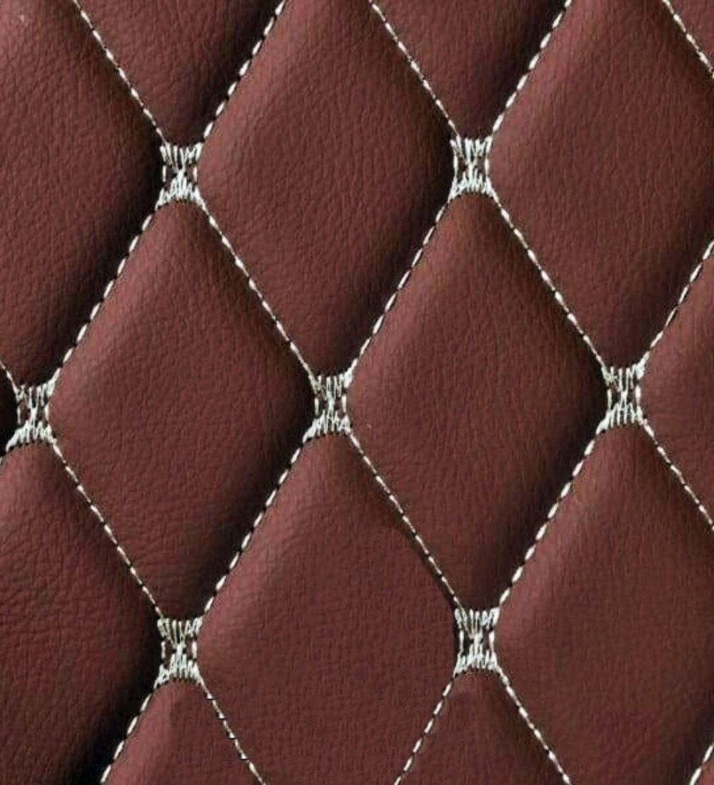 Diamond Series - Mocha with Beige Stitching