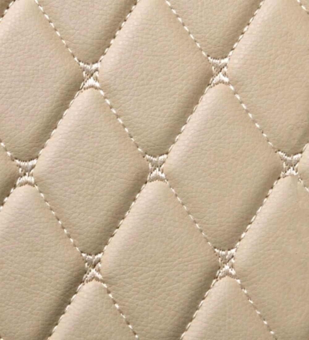 Diamond Series - Beige  with Beige Stitching