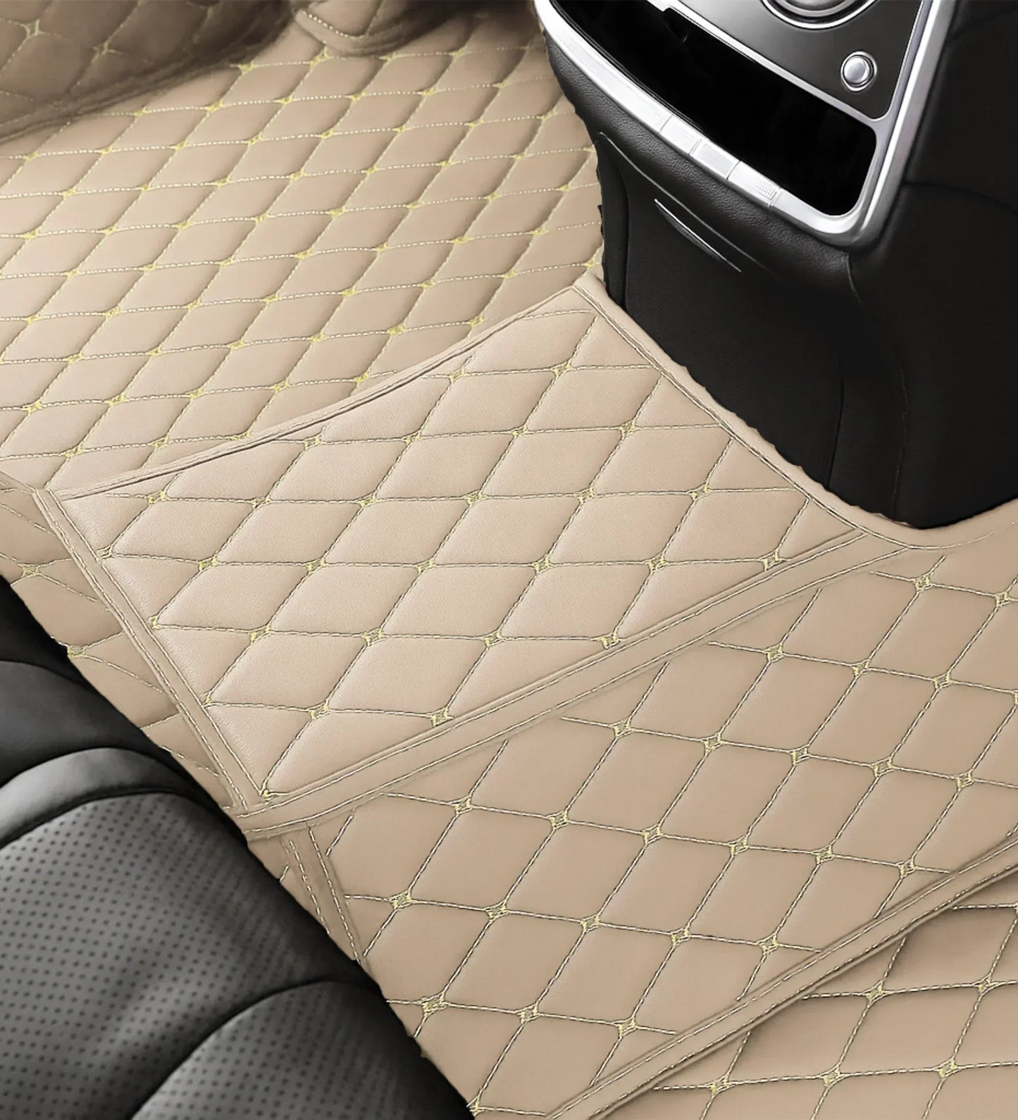 Diamond Series - Beige  with Beige Stitching