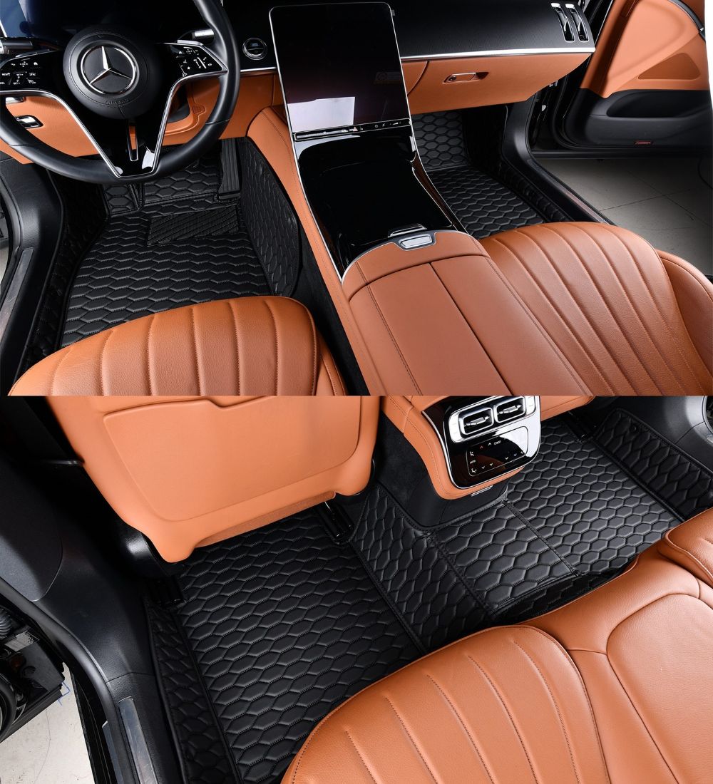 Honeycomb Series - Black with Black Stitching