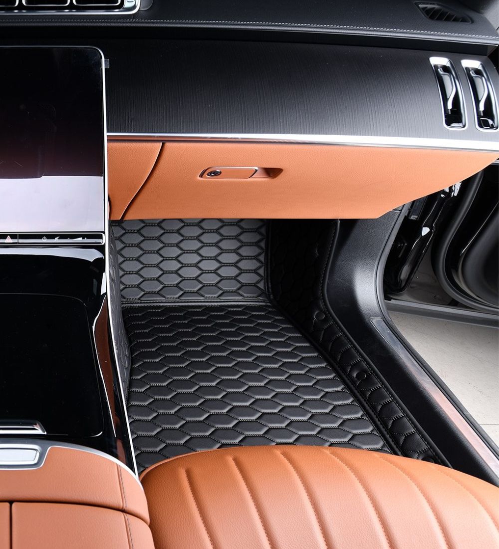 Honeycomb Series - Black with Black Stitching