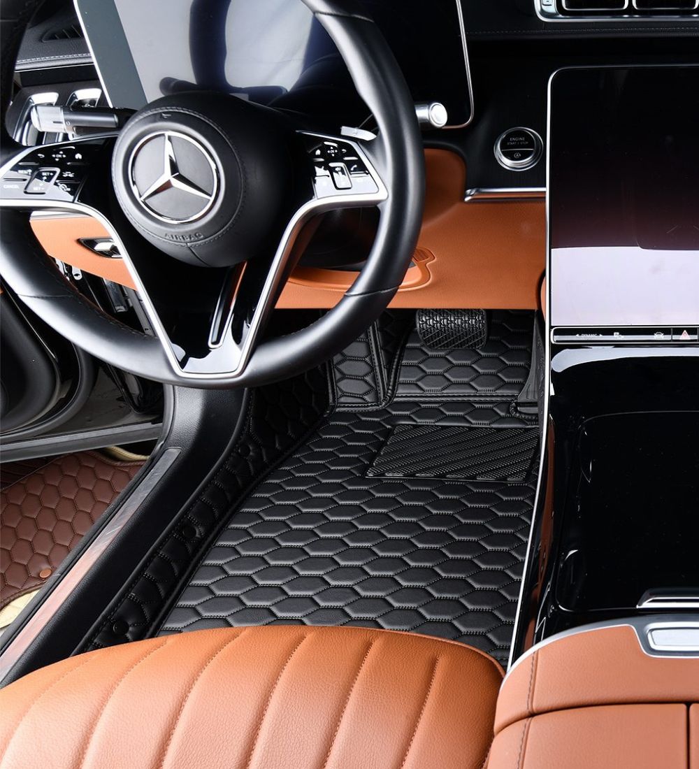 Honeycomb Series - Black with Black Stitching