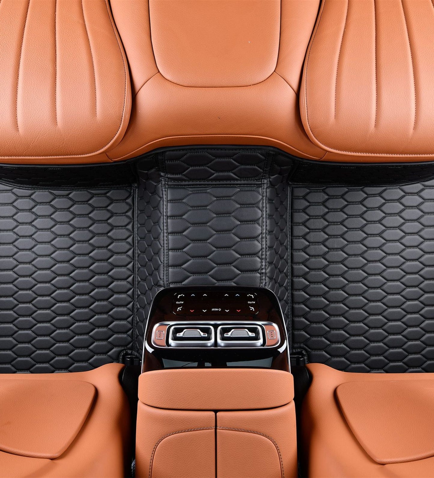 Honeycomb Series - Black with Black Stitching