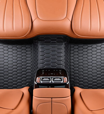 Honeycomb Series - Black with Black Stitching