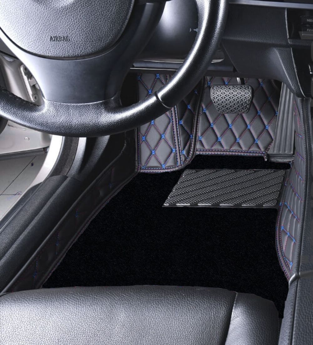 Premium Series - Black with Blue Stitching