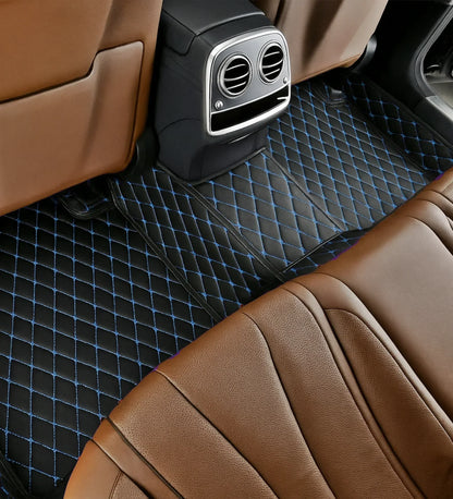 Diamond Series - Black with Blue Stitching