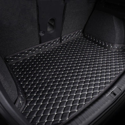 Base Trunk Mat - Black with White Stitching
