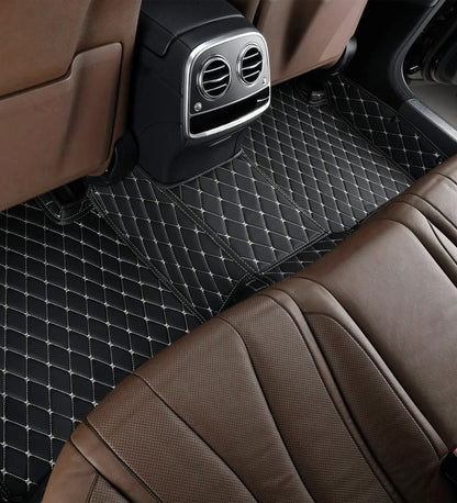 Diamond Series - Black with White Stitching