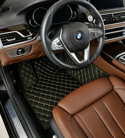 Diamond Series - Black with Yellow Stitching