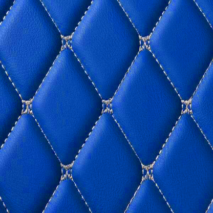 Diamond Series - Blue with Beige Stitching