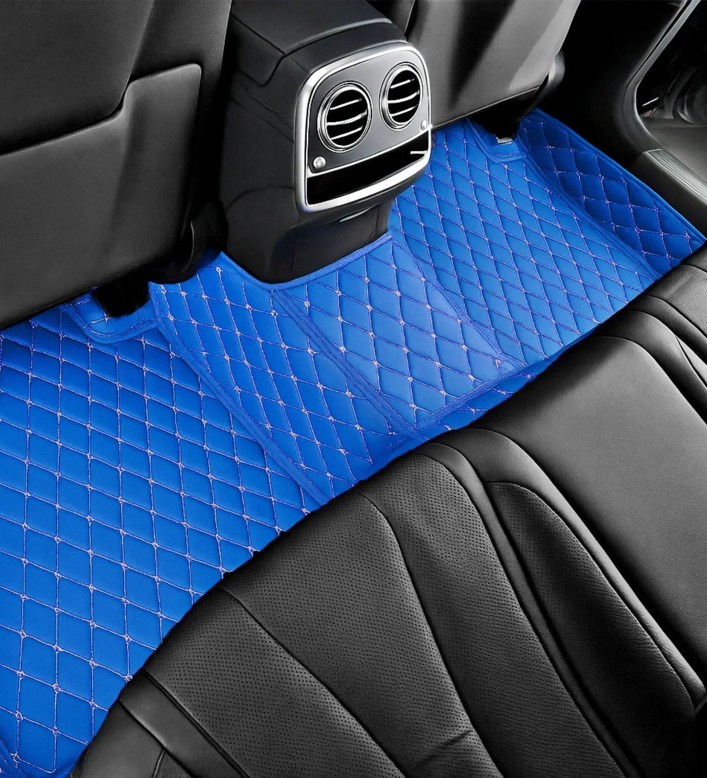 Diamond Series - Blue with Beige Stitching