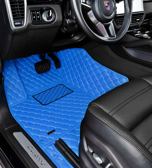 Diamond Series - Blue with Beige Stitching