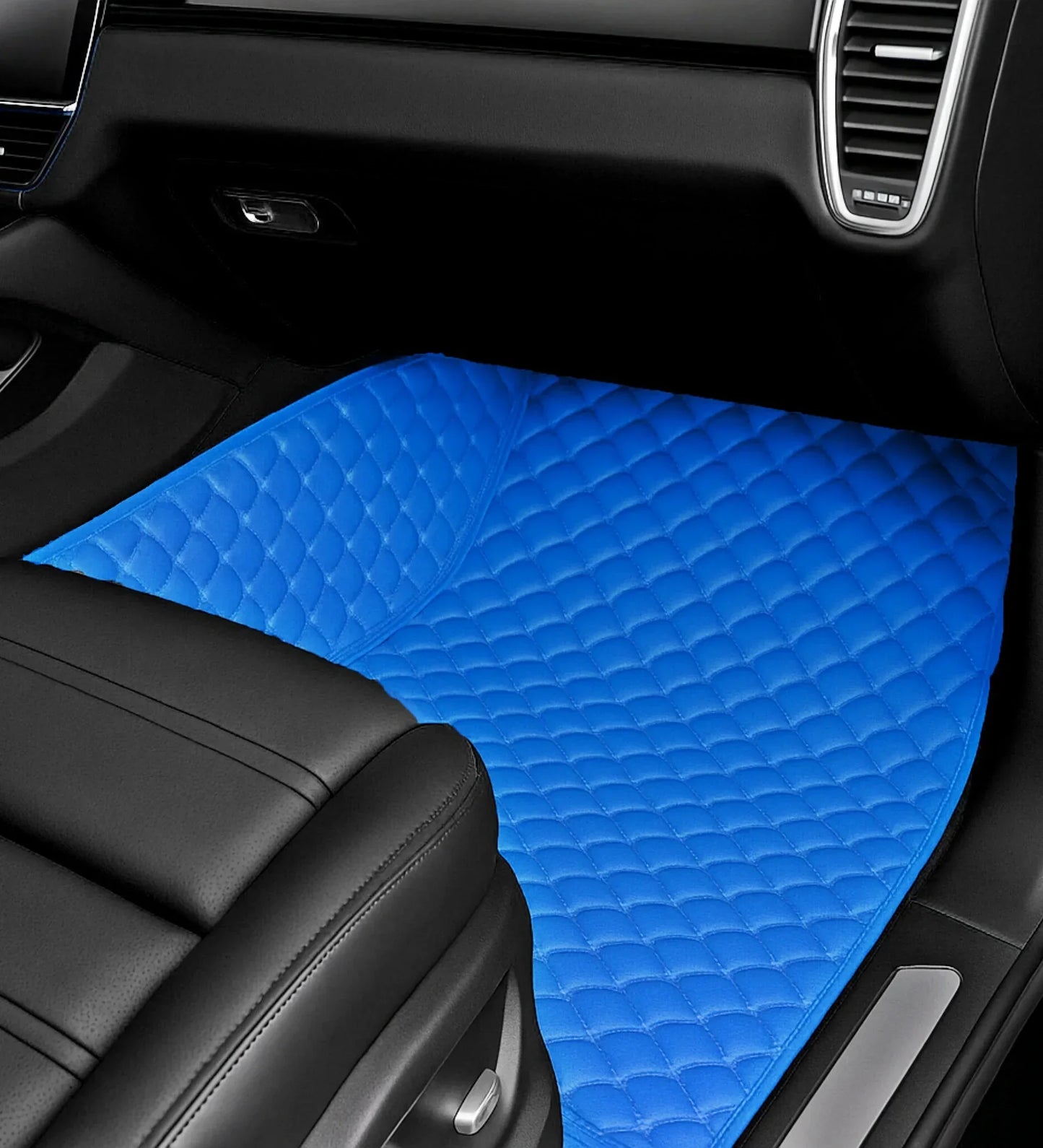 Diamond Series - Blue with Beige Stitching