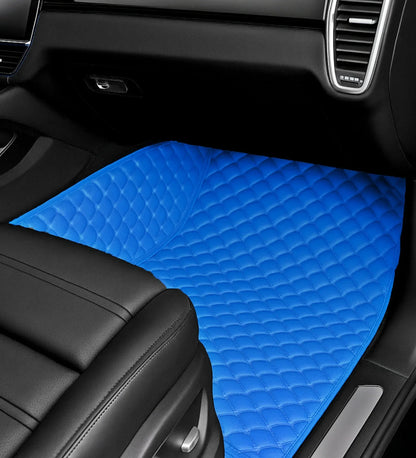 Diamond Series - Blue with Beige Stitching