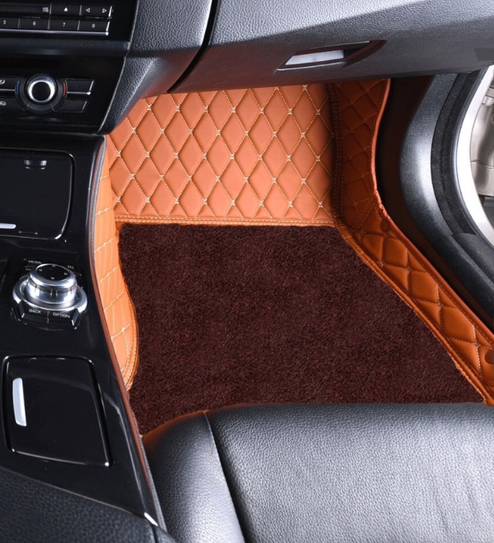 Premium Series - Brown with Beige Stitching