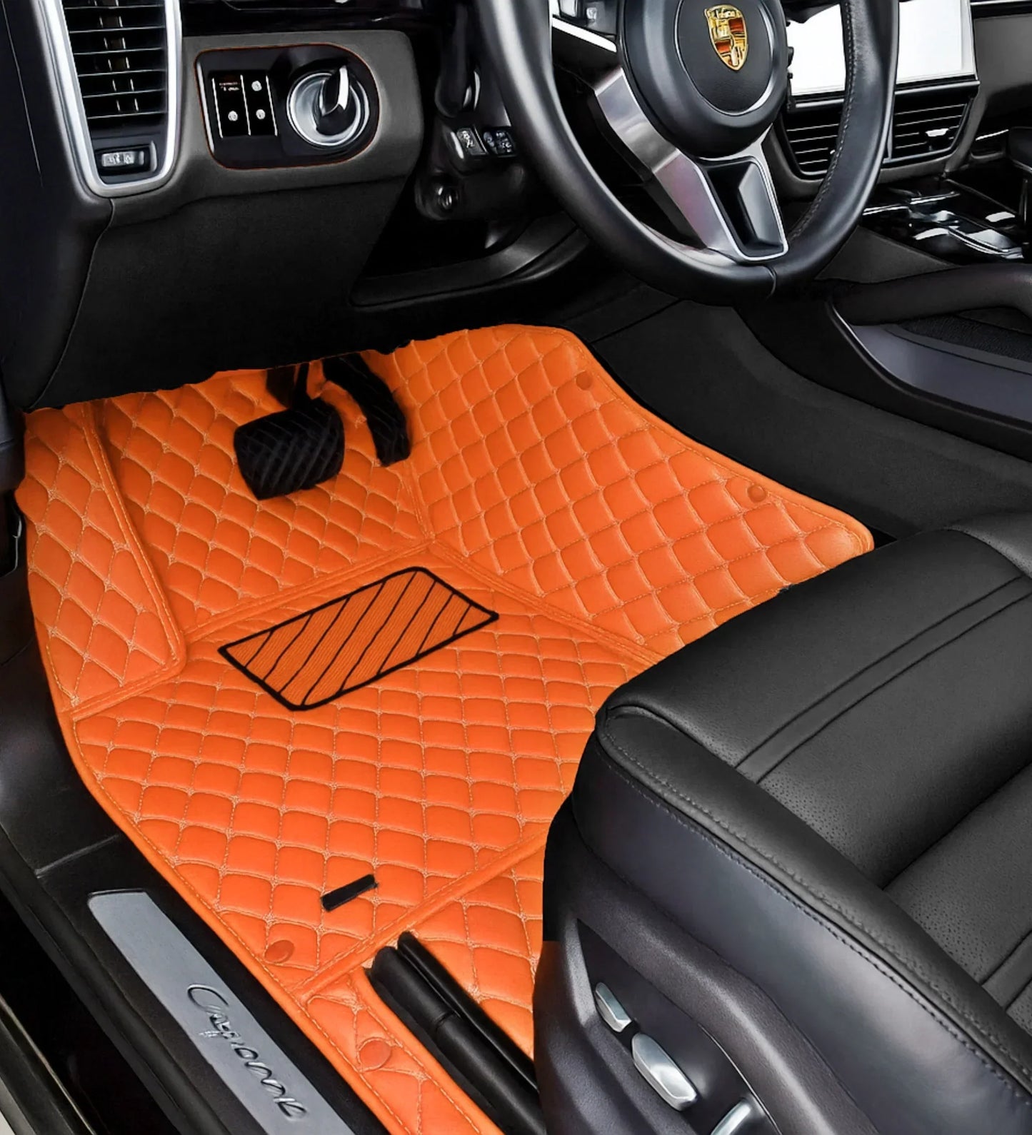 Diamond Series - Brown with Beige Stitching