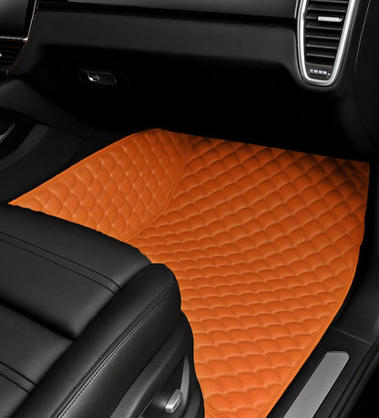 Diamond Series - Brown with Beige Stitching