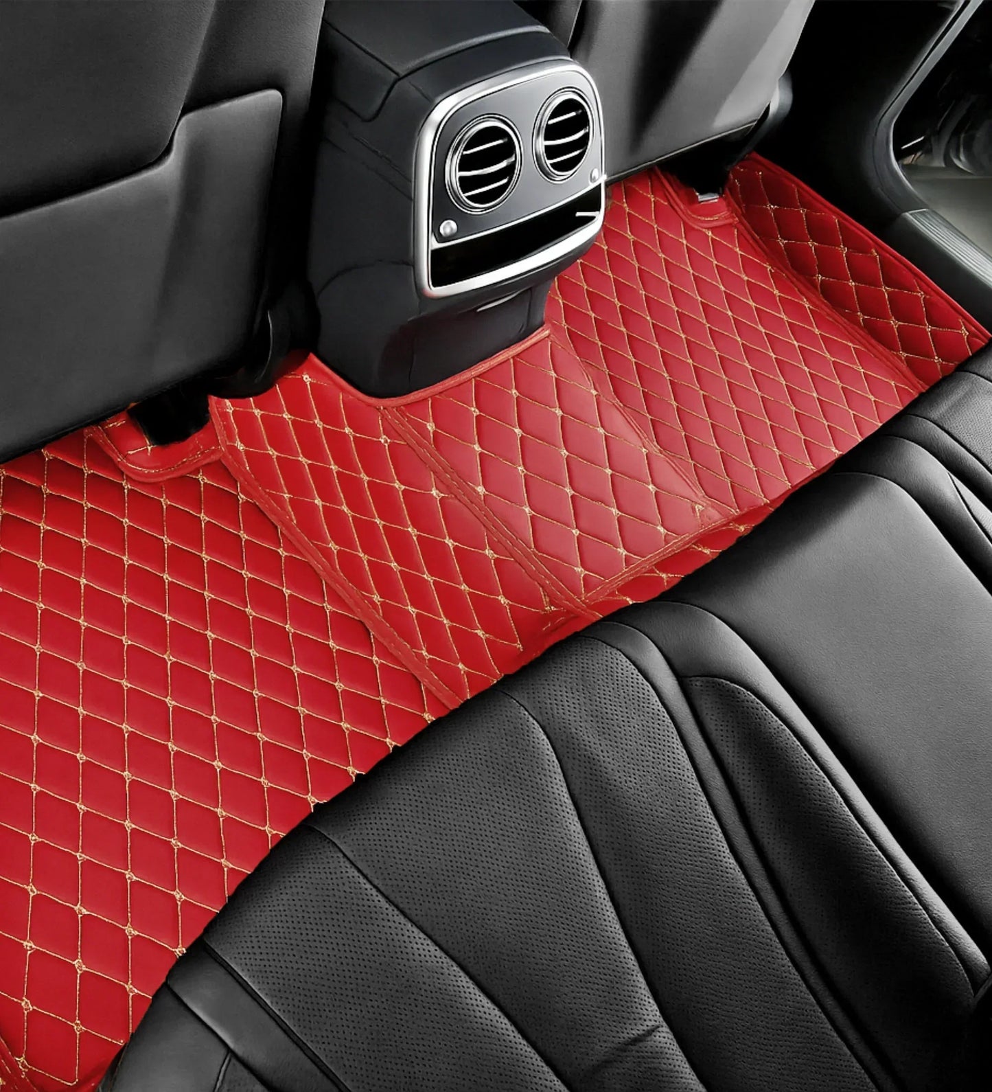 Diamond Series - Crimson with Beige Stitching