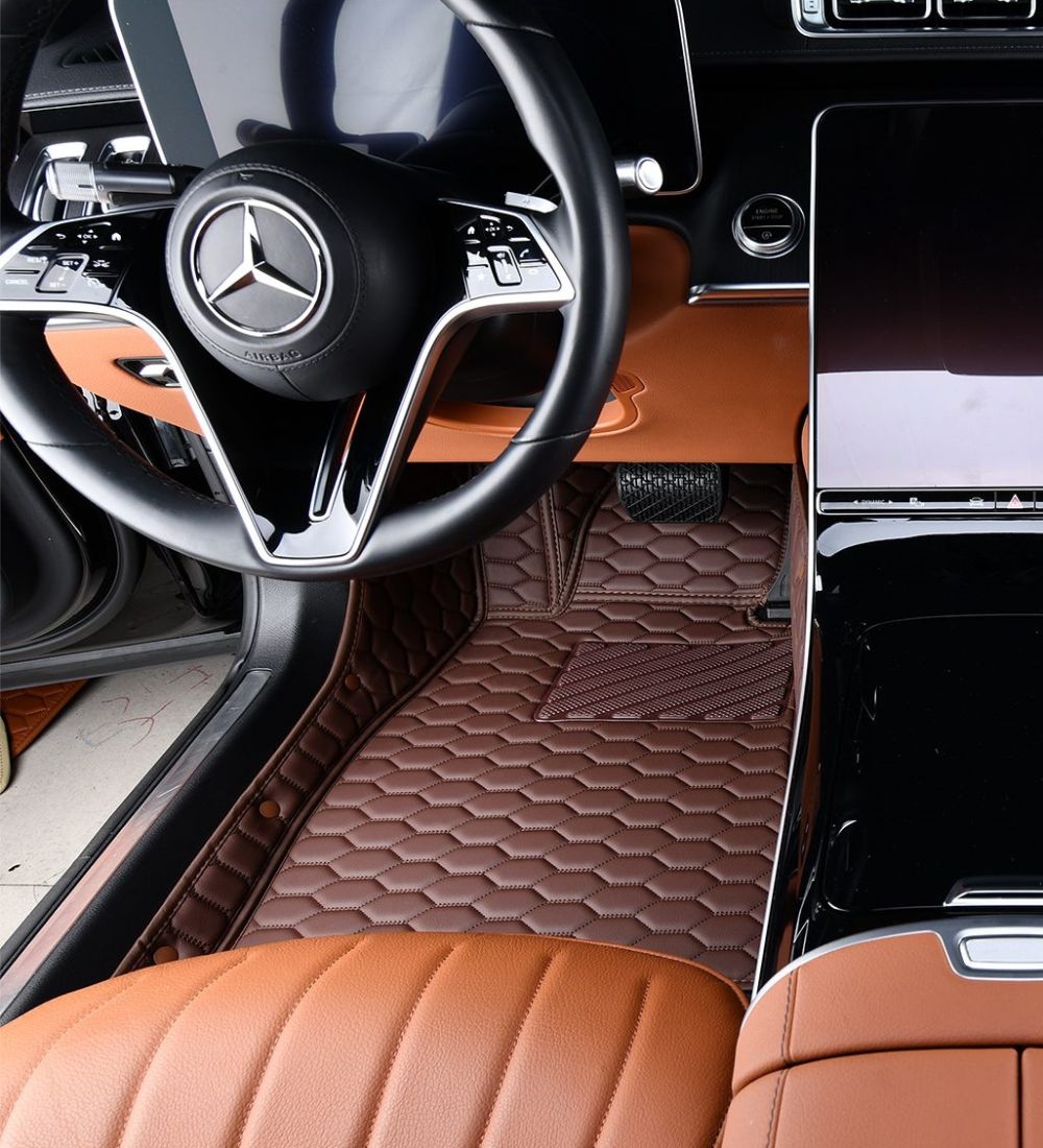 Honeycomb Series - Mocha with Beige Stitching