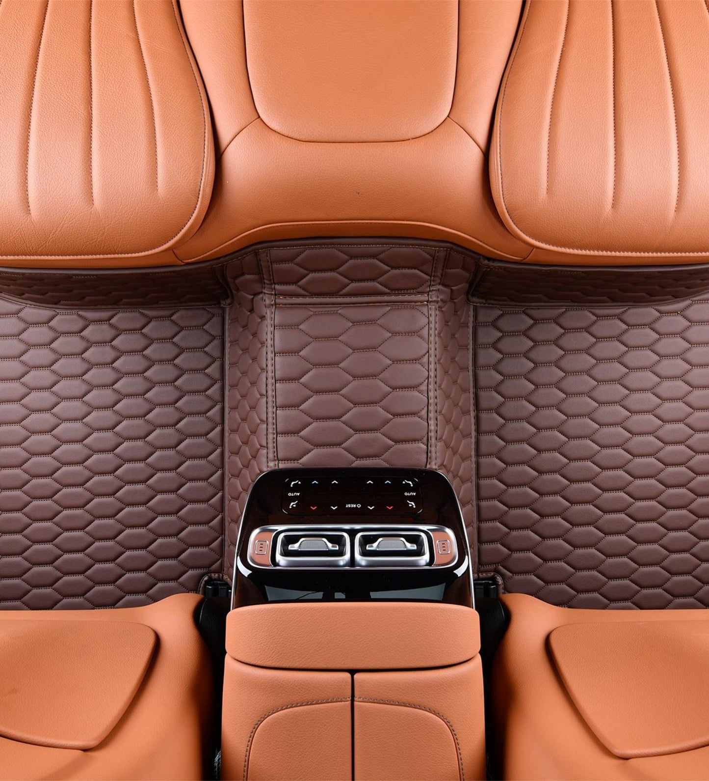 Honeycomb Series - Mocha with Beige Stitching