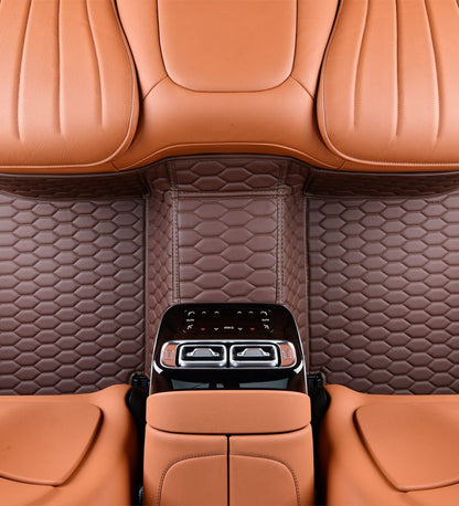 Honeycomb Series - Mocha with Beige Stitching