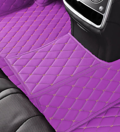 Diamond Series - Purple with Beige Stitching