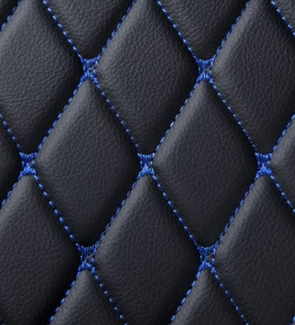 Diamond Series - Black with Blue Stitching