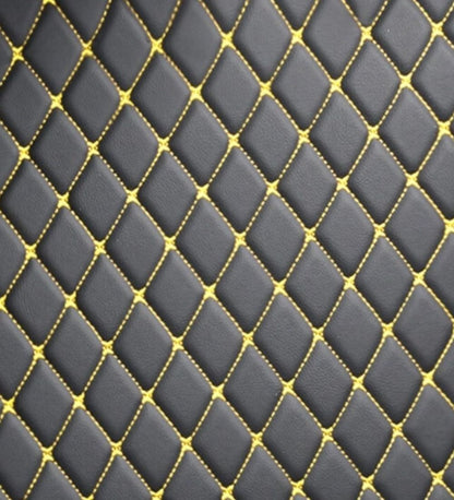 Diamond Series - Black with Yellow Stitching