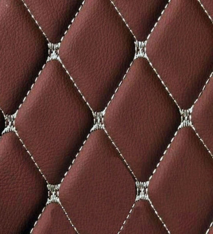 Diamond Series - Mocha with Beige Stitching